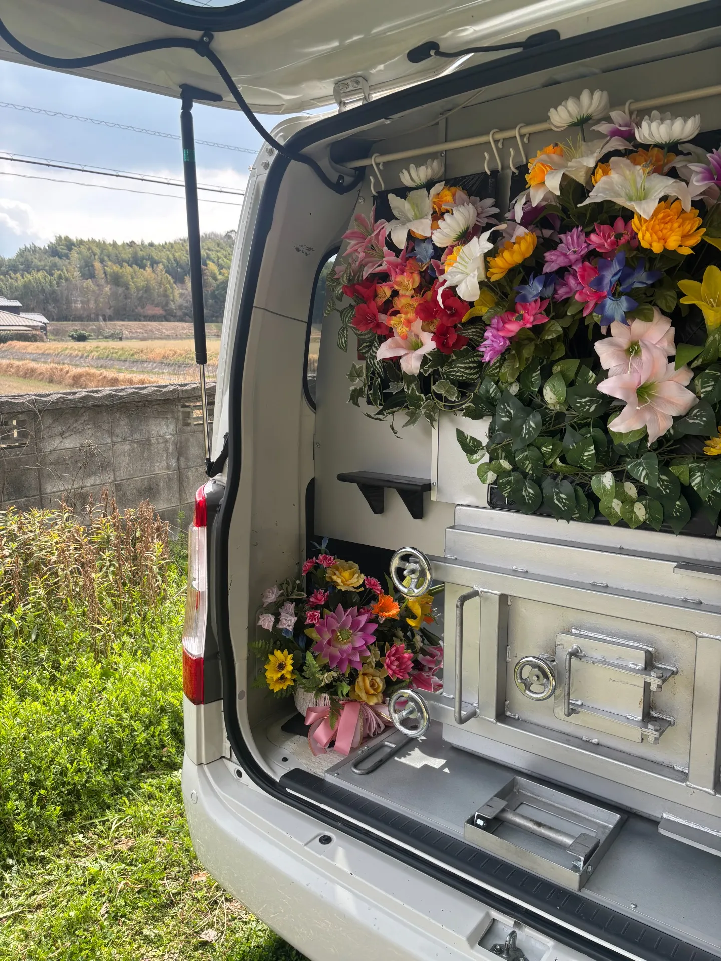 出張火葬の様子(筑豊エリア)